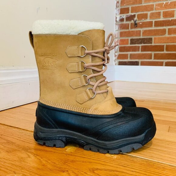 Sorel Caribou Women’s US 8 NL1004-280 Leather Waterproof Winter Snow Boots - Picture 4 of 11